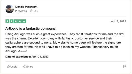 Trustpilot Bewertung