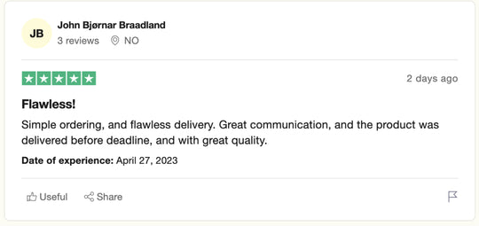 Trustpilot Bewertung