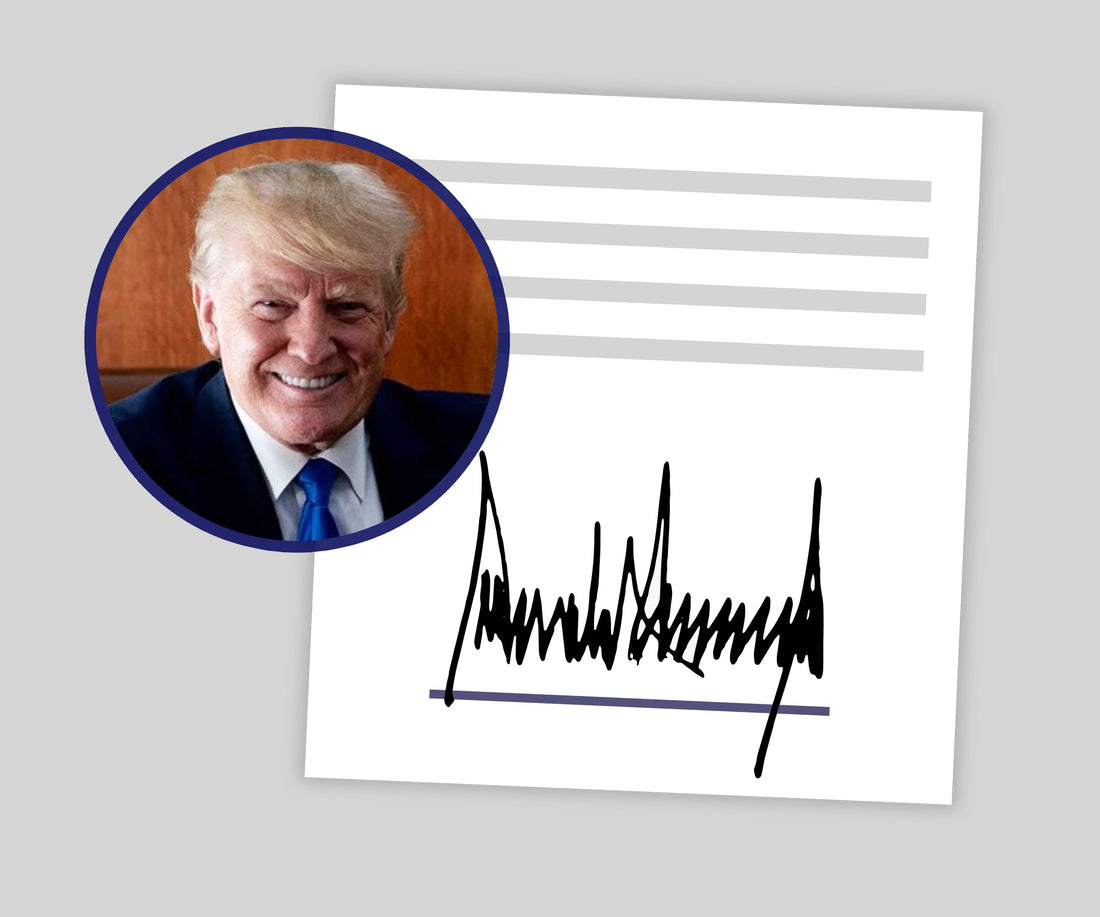 Donald Trump Unterschrift: Was sagt Trumps Unterschrift über ihn aus?